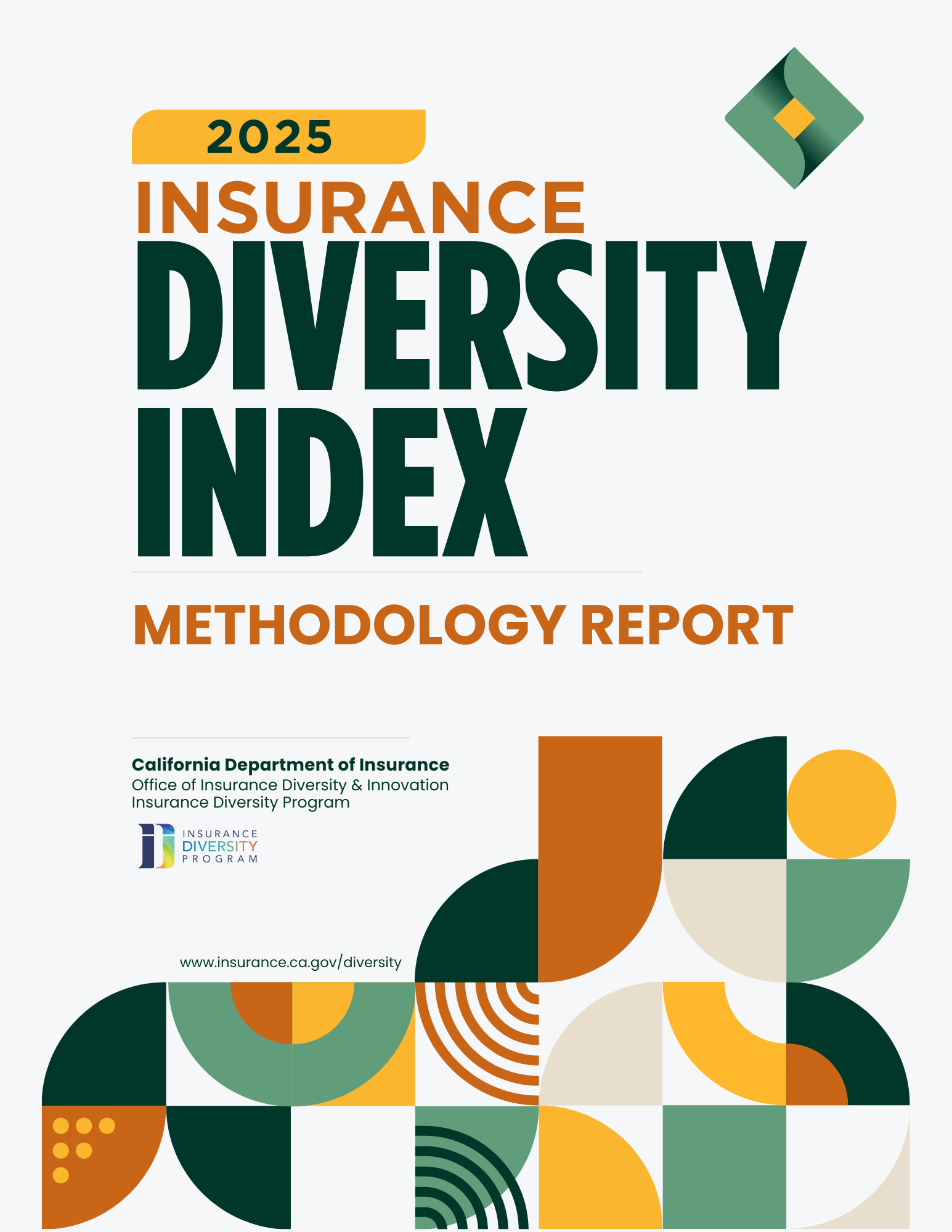 Index Cover Image for web Cover page of the 2025 Insurance Diversity Index